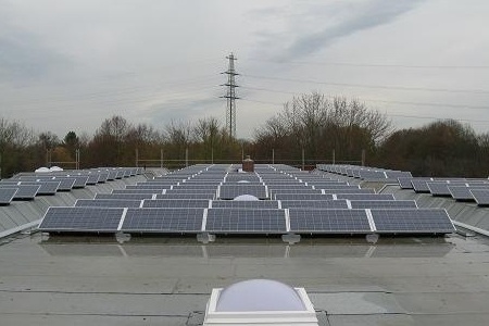 Solaranlage auf der Haupt- und Realschule Brake